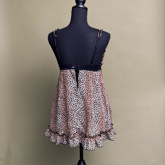 SOLD!! Cheetah doll dress night slip - Picture 2 of 4